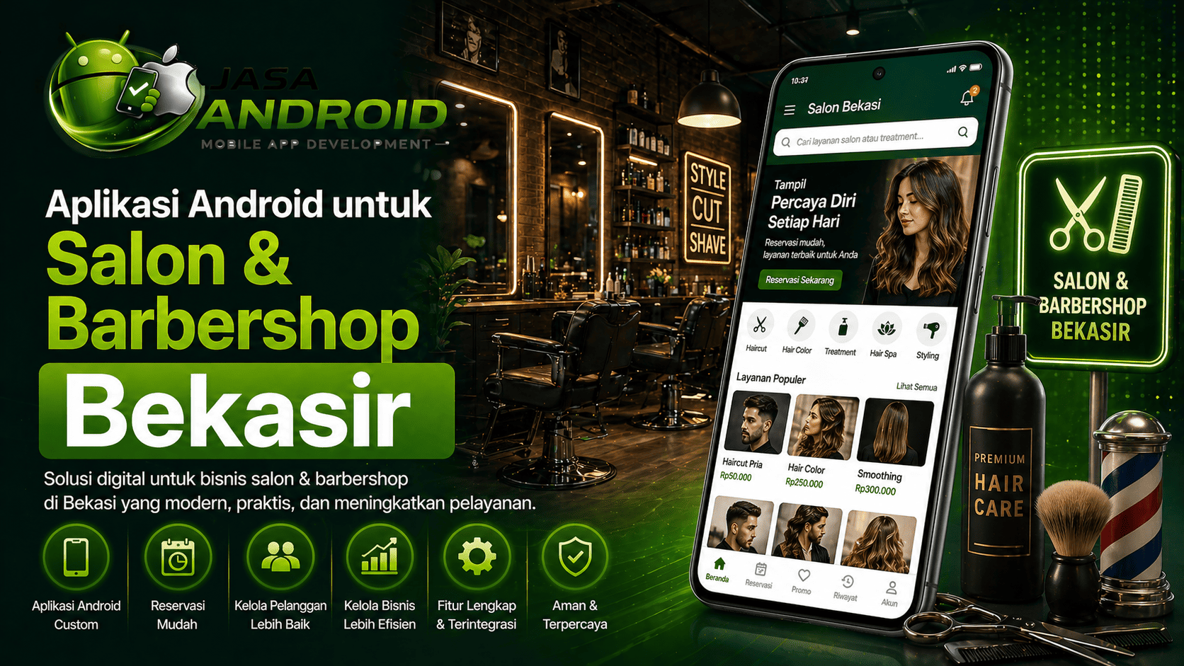 Jasa Aplikasi Android untuk Gym & Fitness Jakarta Murah & Profesional